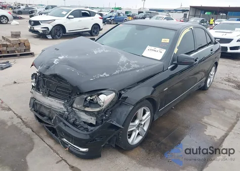 2012 Mercedes-Benz C 250 Sport from USA, damaged, VIN WDDGF4HB9CR215084